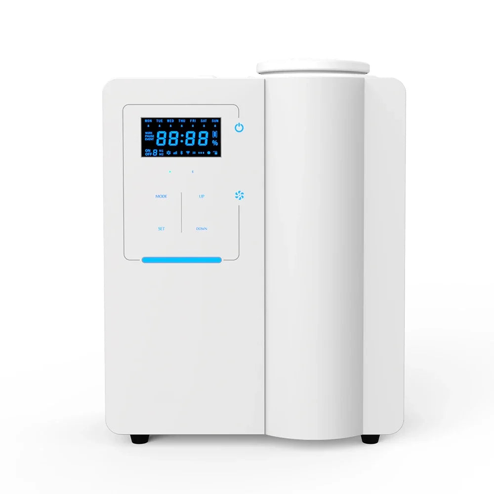 Diffuseur de Parfum Professionnel Bluetooth 200ml — Contrôle App, 300-500m³ & Alliage d'Aluminium