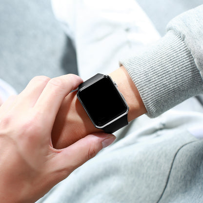 Montre Digitale LED Sport CK1500 — Bracelet Silicone, Cadran Rectangle, Unisexe