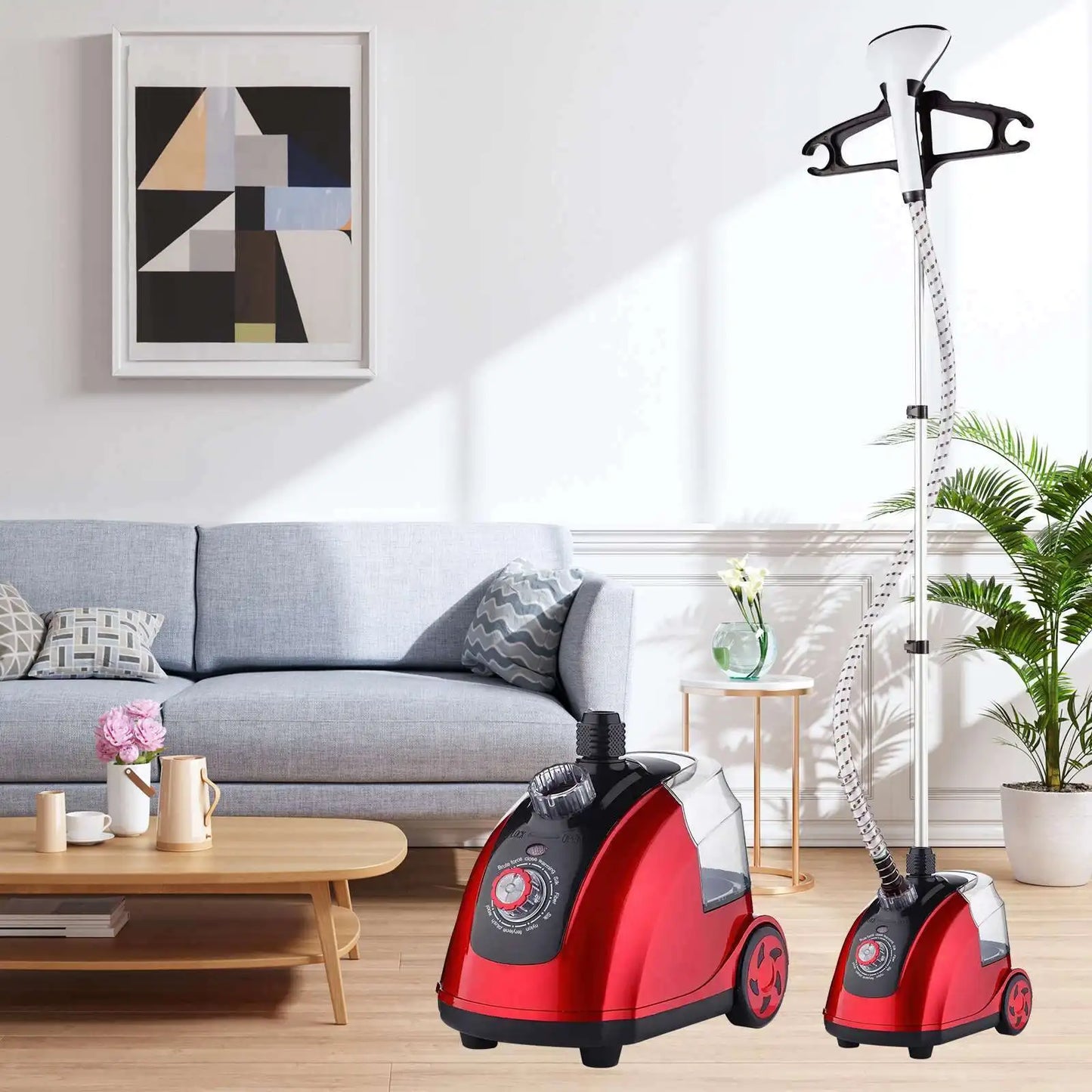Défroisseur vapeur réglable pour vêtements, 11 vitesses, 1.8 L, fer à vapeur Vertical suspendu, 1800W, Machine à vapeur pour vêtements