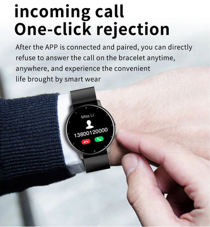 Smartwatch LIGE BW0223 2026 — Bluetooth 5.0, Suivi Santé 24h, IP67
