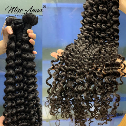 Paquets Cheveux Humains Remy Brésiliens Miss Anna — Vague Profonde 100% Naturels, 12-40 Pouces, Expédié depuis Chine ou USA | TechNova X