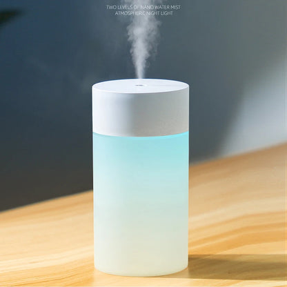 Mini Humidificateur Ultrasonique 260ml — LED Romantique, Anion, Aromathérapie & USB 5V