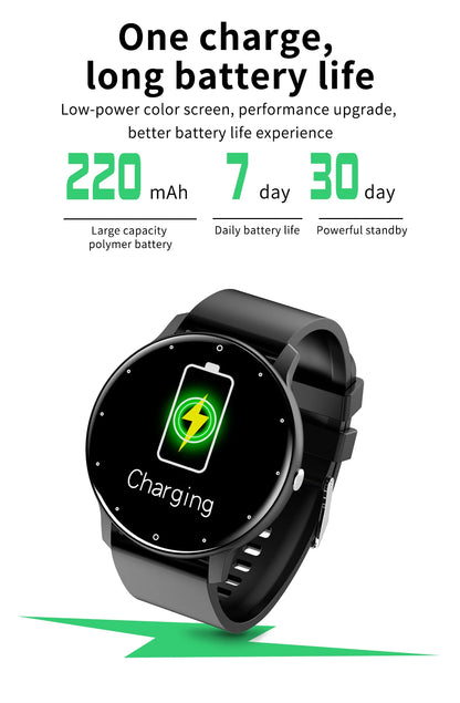Smartwatch LIGE BW0223 2026 — Bluetooth 5.0, Suivi Santé 24h, IP67