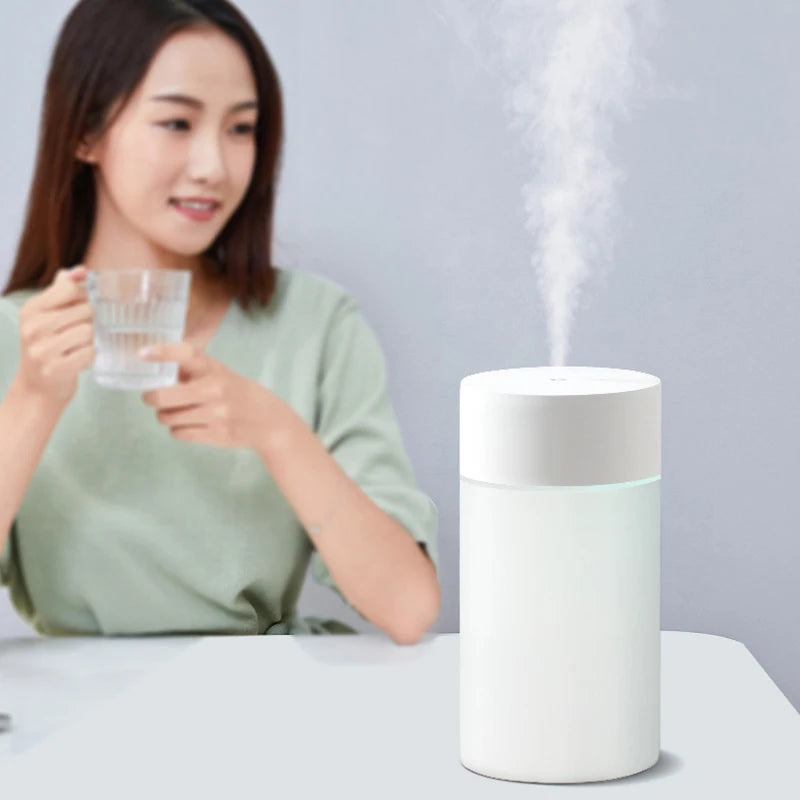 Mini Humidificateur Ultrasonique 260ml — LED Romantique, Anion, Aromathérapie & USB 5V