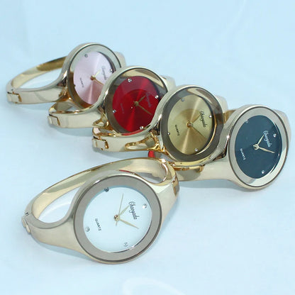 Montre Manchette Femme Quartz CYD D1 — Acier Inoxydable, Cadran Minimaliste 38mm, 10 Coloris
