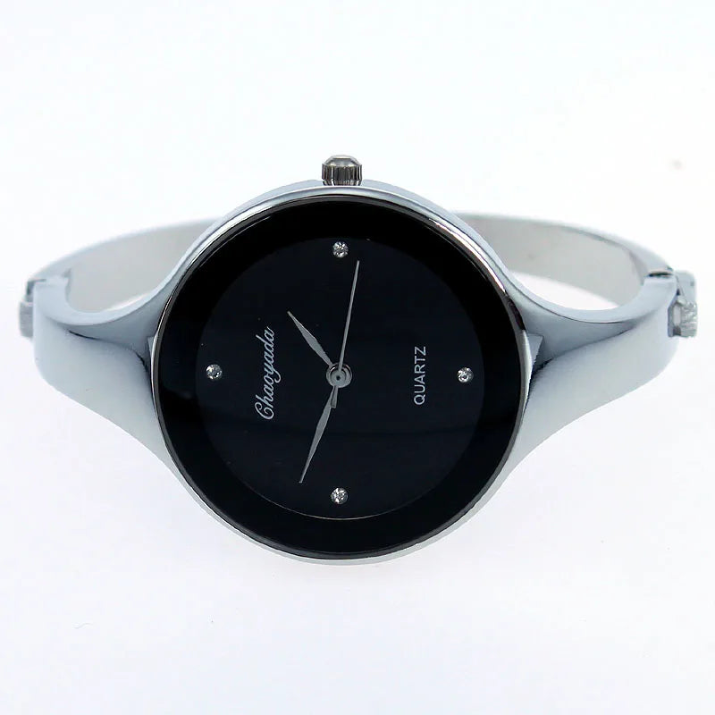 Montre Manchette Femme Quartz CYD D1 — Acier Inoxydable, Cadran Minimaliste 38mm, 10 Coloris
