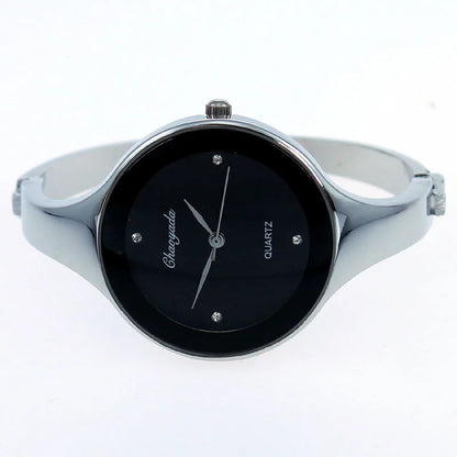 Montre Manchette Femme Quartz CYD D1 — Acier Inoxydable, Cadran Minimaliste 38mm, 10 Coloris