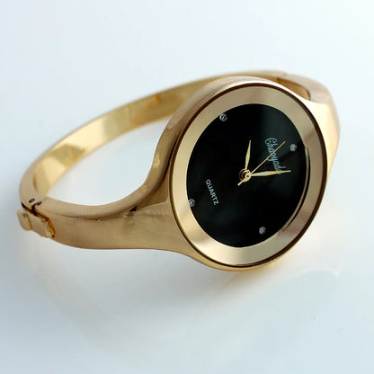 Montre Manchette Femme Quartz CYD D1 — Acier Inoxydable, Cadran Minimaliste 38mm, 10 Coloris