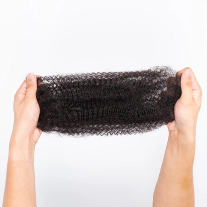 4C Afro Kinky Bulk Human Hair — Brazilian Remy Double Drawn for Locs & Micro Twists | TechNova X