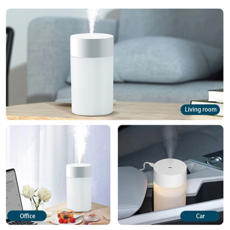 Mini Humidificateur Ultrasonique 260ml — LED Romantique, Anion, Aromathérapie & USB 5V
