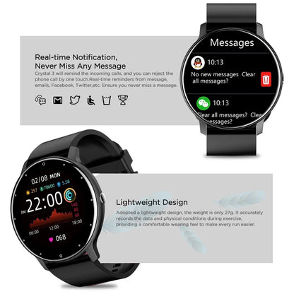 Smartwatch LIGE BW0223 2026 — Bluetooth 5.0, Suivi Santé 24h, IP67