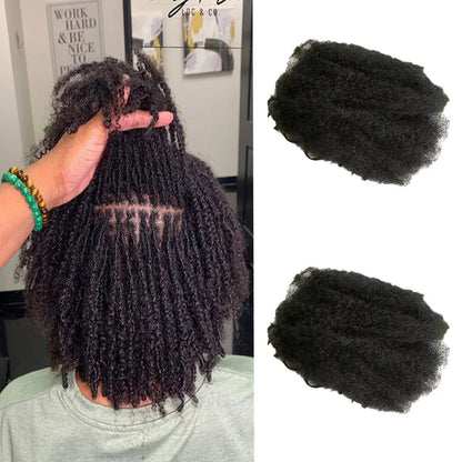 Brazilian Virgin Afro Kinky Bulk Hair — 100% Human Hair for Dreadlocks & Braiding | TechNova X