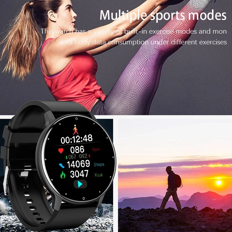 Smartwatch LIGE BW0223 2026 — Bluetooth 5.0, Suivi Santé 24h, IP67