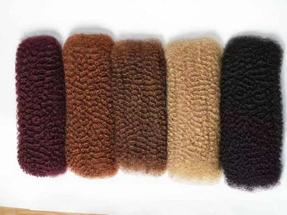 Brazilian Afro Kinky Bulk Hair — 30g Double Drawn Remy Extensions for Braiding | TechNova X