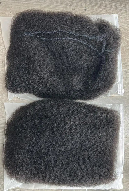 Brazilian Afro Kinky Bulk Hair — 30g Double Drawn Remy Extensions for Braiding | TechNova X