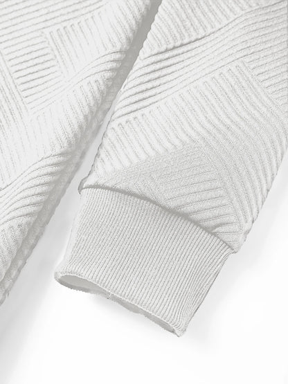 Sweat-shirt à col ras du cou pour homme, vêtement de sport chaud, basique, pour l'extérieur, décontracté, sans capuche, printemps-automne