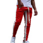 Viser de survêtement skinny pour hommes, pantalons de jogging à fermeture éclair latérale, survêtements Hip Hop Sportedly, pantalons de sport FJpouvez-vous ms, proximité Wstring