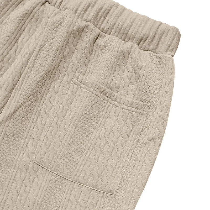 Pantalon Jogging Homme — Coupe Ample | Ceinture Élastique & Cordon | Poches | Casual | 5 Coloris | S à XXXL