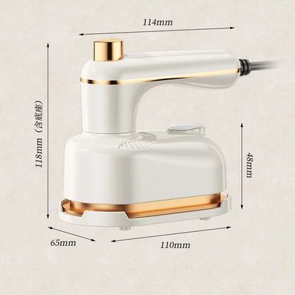Mini Fer à Vapeur Portable 40W — Double Tension 110V/220V, Humide & Sec, Maison & Voyage