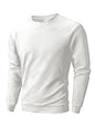 Sweat-shirt Col Rond Homme — Polyester & Élasthanne | Sans Capuche | Couleur Unie | Casual | 4 Coloris | S à 3XL