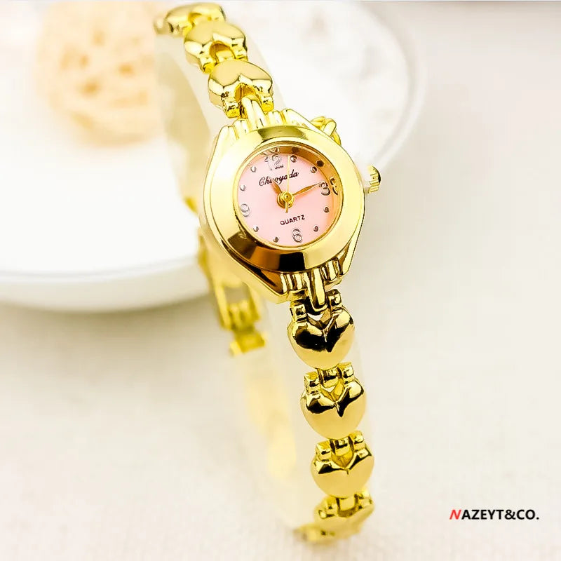 Montre Femme Quartz Rétro Chiffres Romains MOONBIFFY — Bracelet Acier Inox, Style Vintage Luxe, 11 Coloris