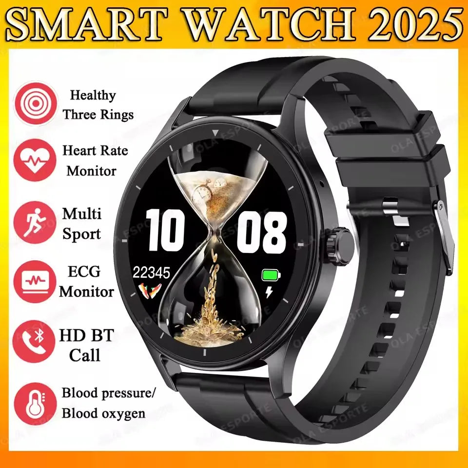 Montre Connectée Ola Esporte — OLED 1,44", BT 5.2, Suivi Santé Complet, Appels Bluetooth, Assistant Vocal, 5 Jours, 7 Styles | TechNova X