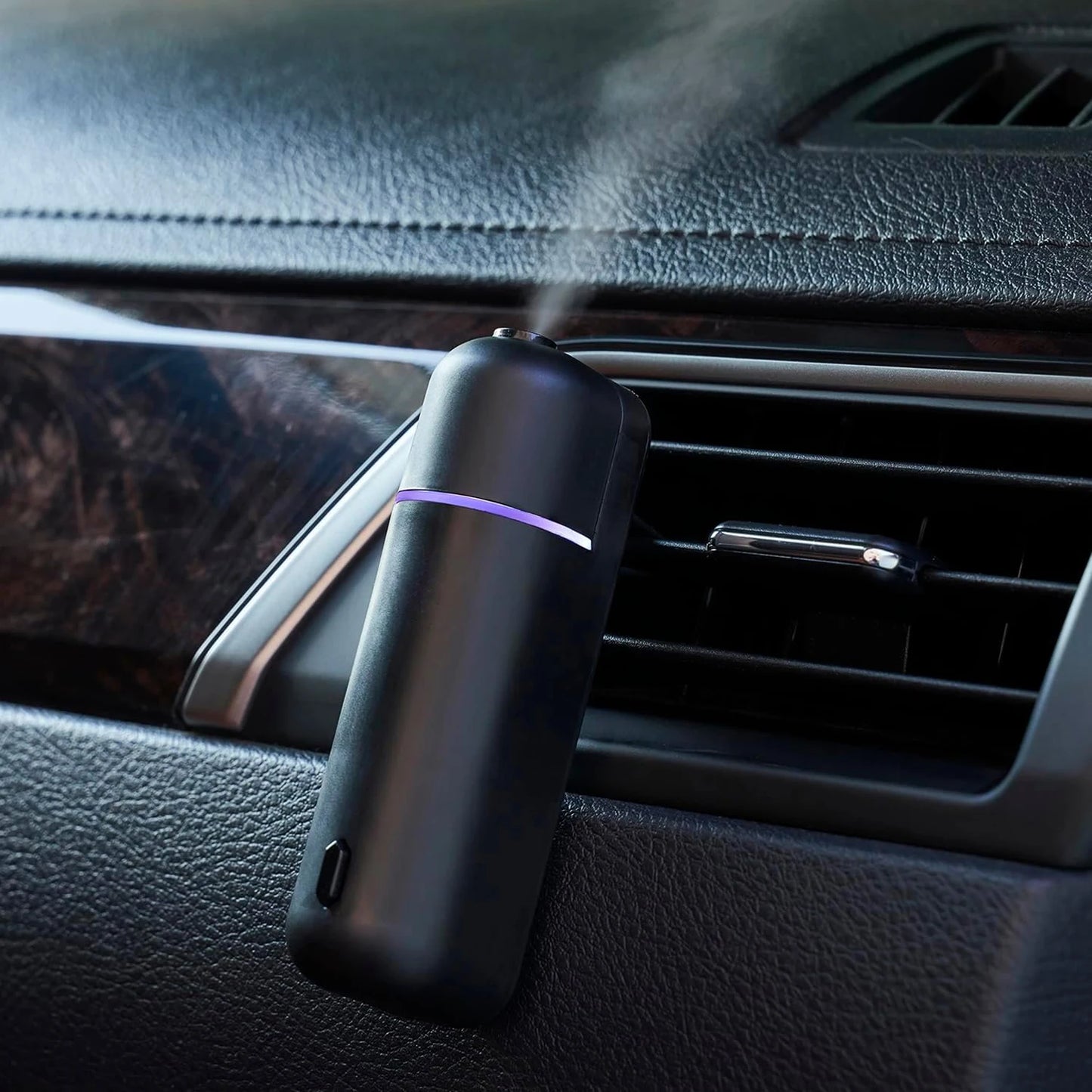 Diffuseur Parfum Voiture — Désodorisant Grille Aération & 6 Huiles Essentielles Incluses