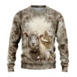 Sweat-shirt Unisexe Imprimé 3D — Style Harajuku & Y2K | Animaux de Ferme | Col Rond | Adulte & Enfant | 11 Coloris