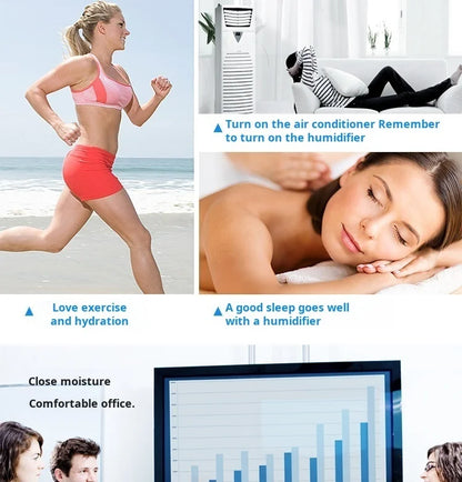 Humidificateur Ultrasonique 4L — Double Pulvérisation, Arrêt Auto & Contrôle Tactile