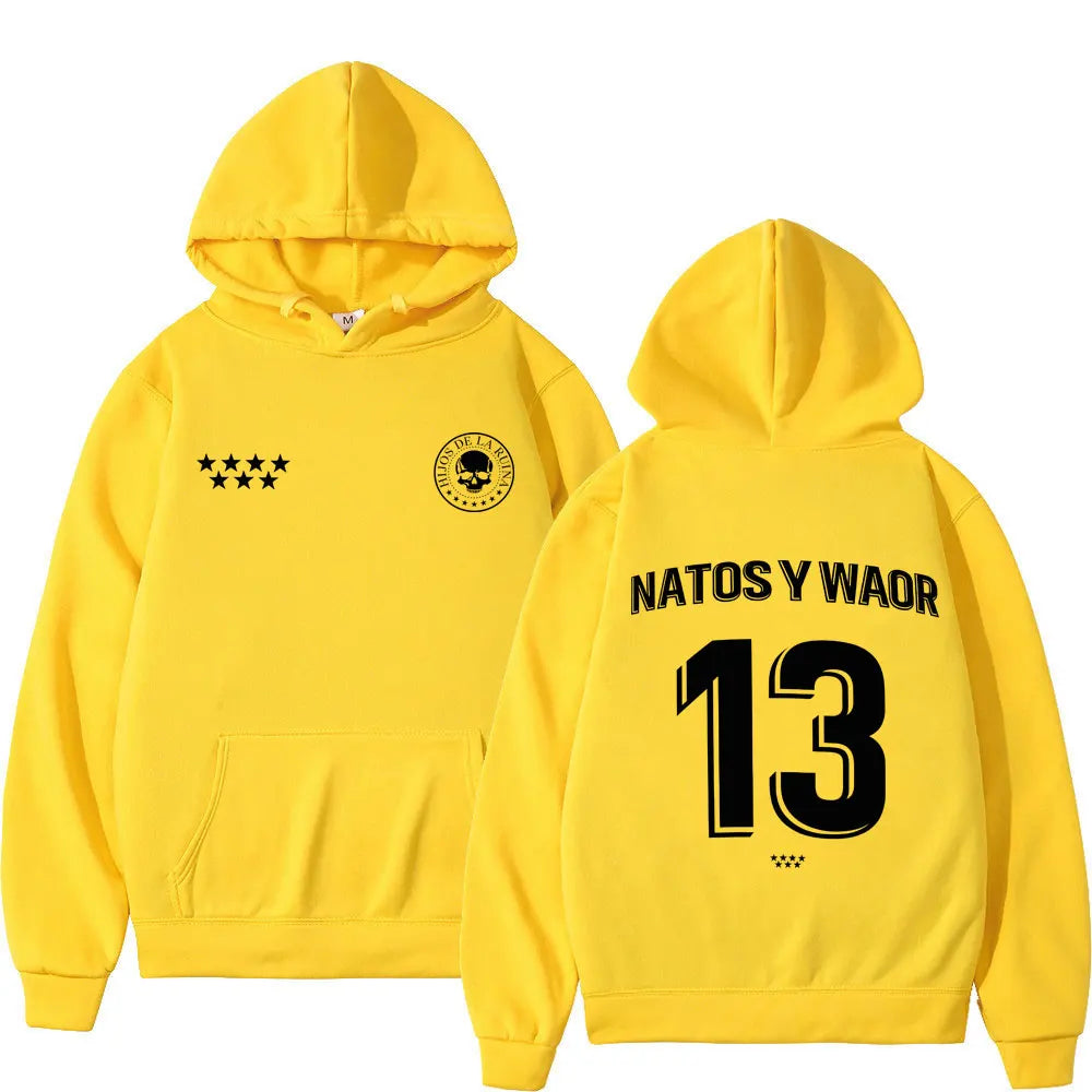 Sweat à Capuche Hip-Hop Streetwear Unisexe — Motif Imprimé | Style Gothique & Punk | Ample | 10 Coloris | S à XXXL