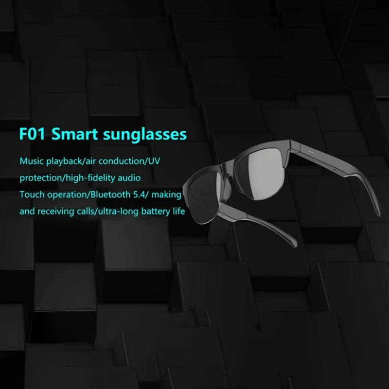 Lenovo Bluetooth Glasses — HIFI Sound, UV Protection & Hands-Free Calling