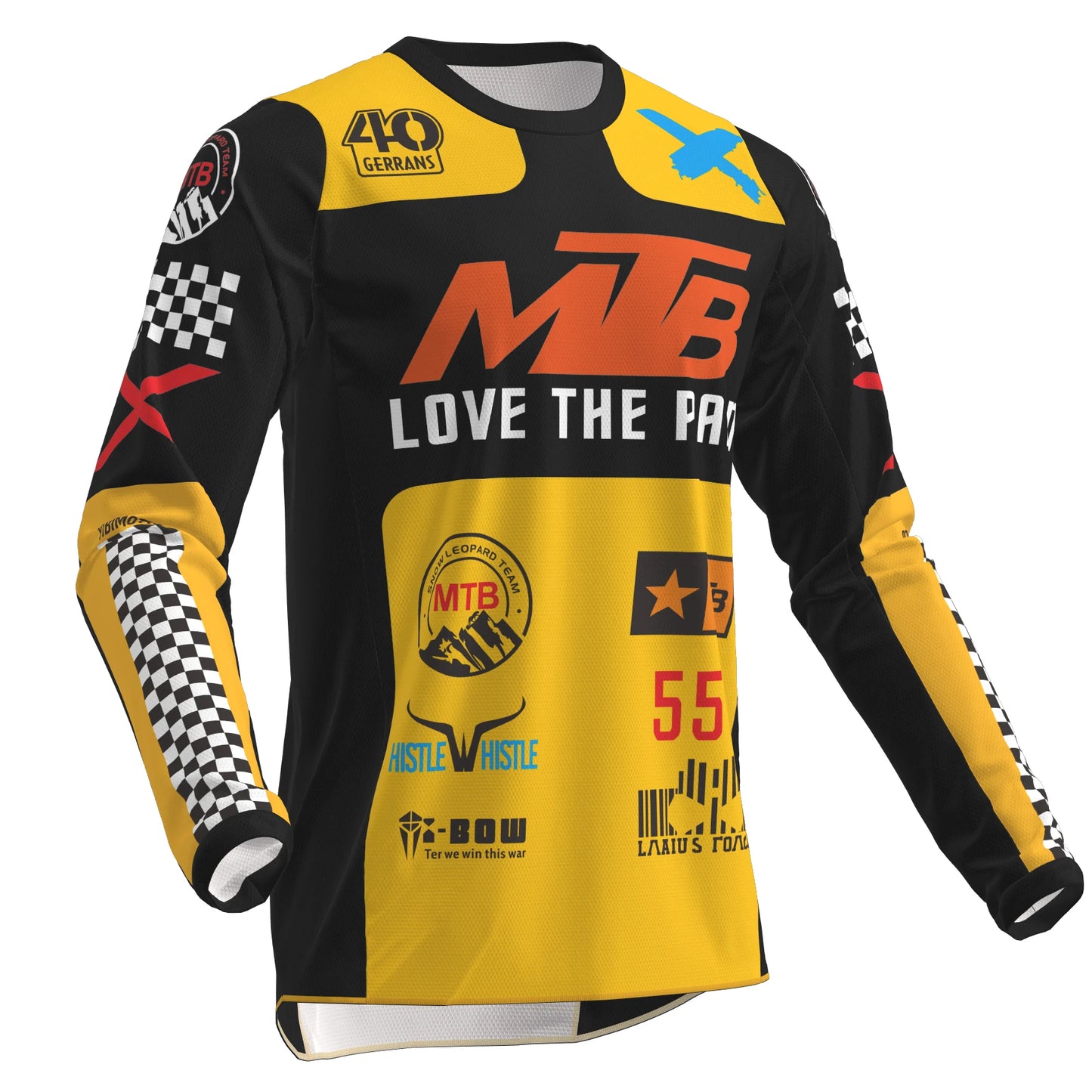 Men's Long Sleeve Cycling Jersey — MTB Downhill Shirt | TechNova X