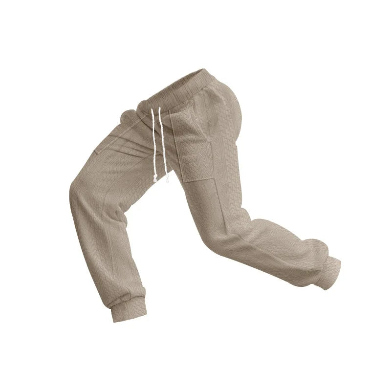 Pantalon de Jogging Homme Couleur Unie — Style Américain | Coupe Ample | Cordon de Serrage | Poches | 5 Coloris | S–XXXL