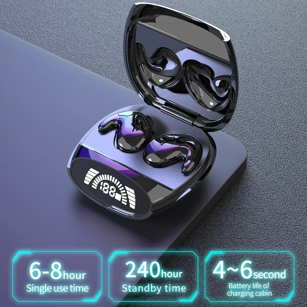 Premium TWS Bluetooth Wireless Sports Earphones Dual Ear Sleep In-Ear Md538 Mini Painless Call Noise Cancellation Slim Headset