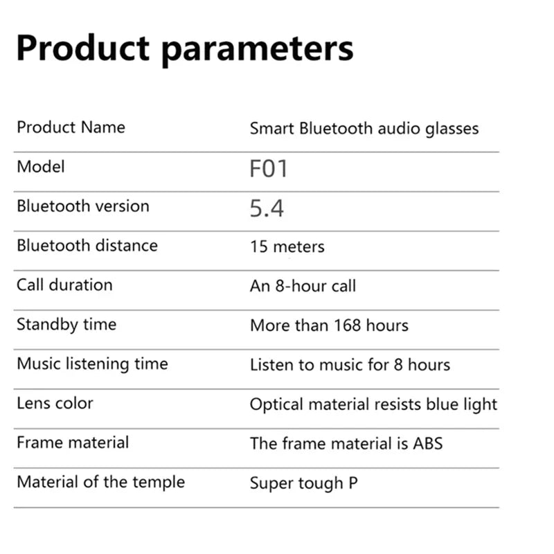 Lenovo Sport HIFI Glasses — Bluetooth, UV & Hands-Free