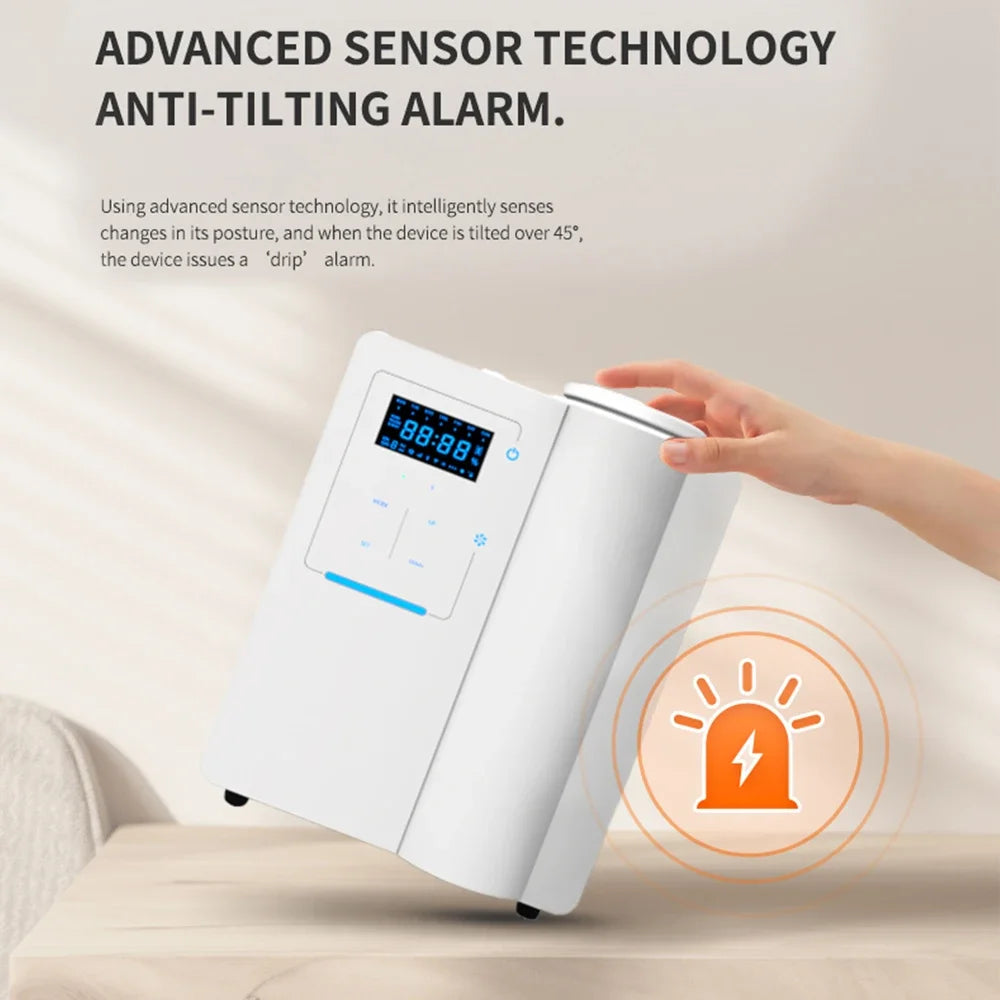 Diffuseur de Parfum Professionnel Bluetooth 200ml — Contrôle App, 300-500m³ & Alliage d'Aluminium