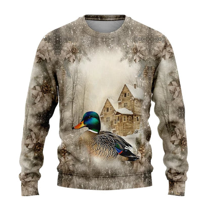 Sweat-shirt Unisexe Imprimé 3D — Animaux de Ferme | Style Harajuku Y2K | Col Rond | Enfant & Adulte | XS–6XL