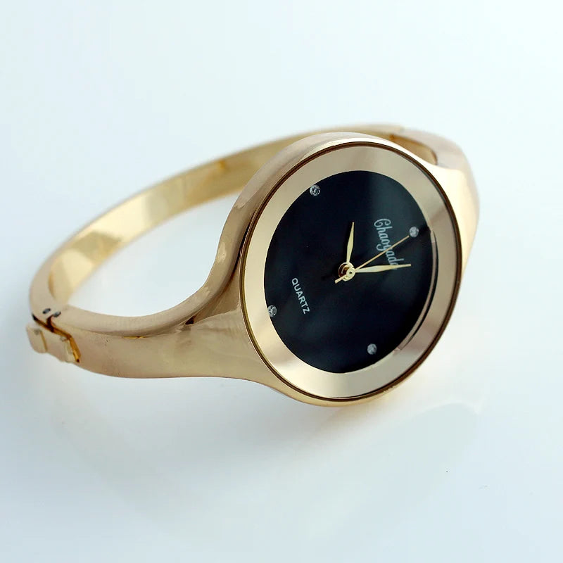 Montre Manchette Femme Quartz CYD D1 — Acier Inoxydable, Cadran Minimaliste 38mm, 10 Coloris