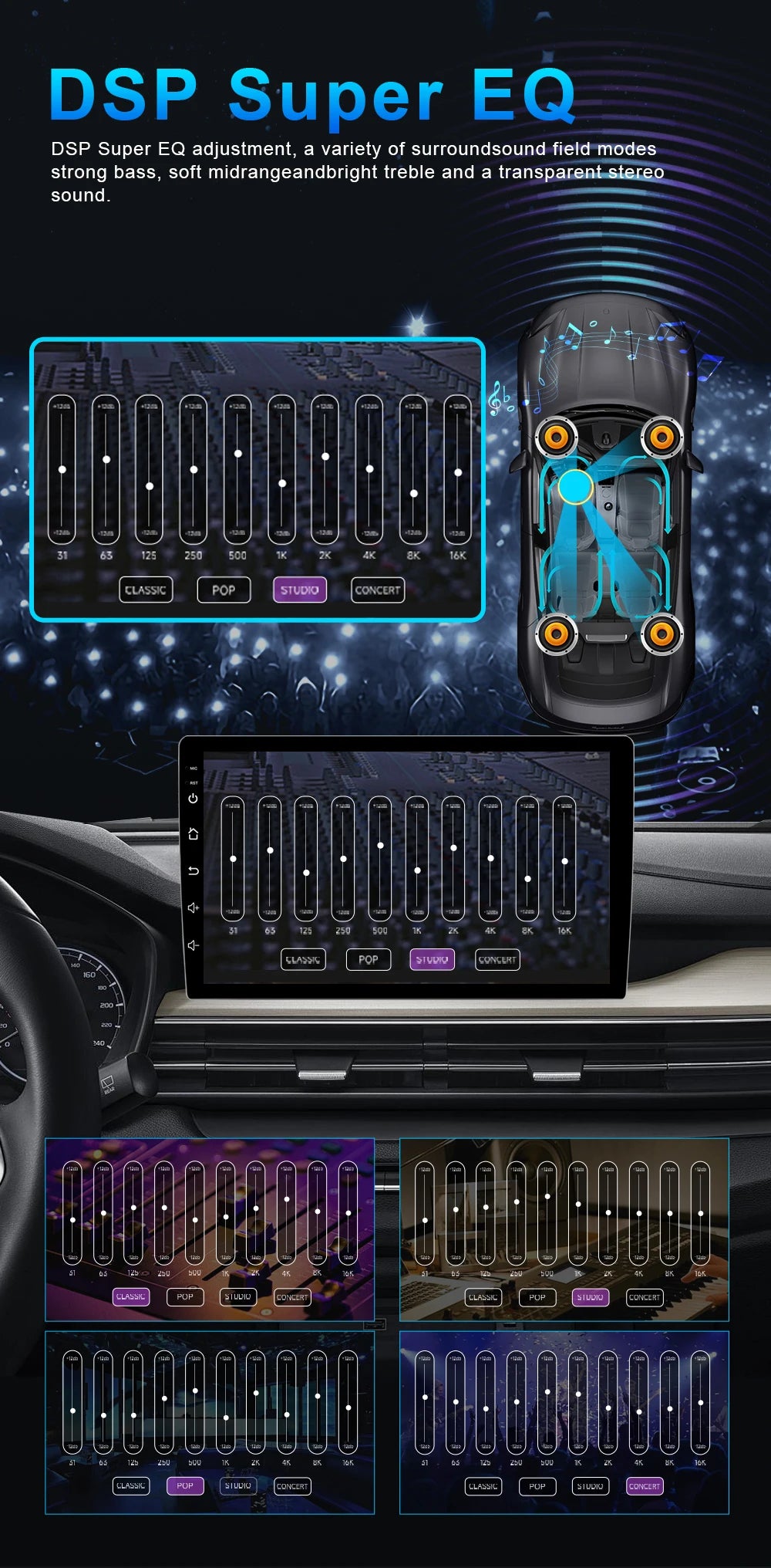 Autoradio Android 16 pour Volkswagen VW Polo MK4 6Q 9N 9N3 2004-2009 Lecteur multimédia Stéréo auto WiFi Navigation autoradio 4G