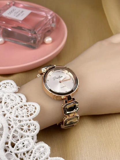 Montre Femme Quartz Diamant zkceenier XGD724 — Bracelet Alliage, Cadran Rond 30mm, 6 Coloris