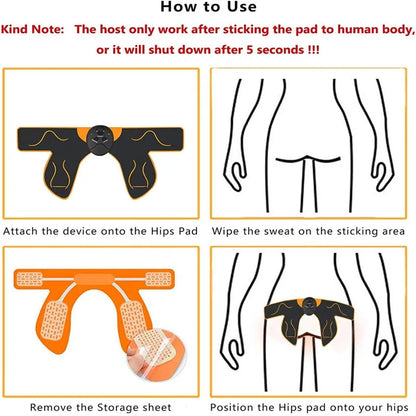 EMS Buttocks Trainer 6 Modes — Hip Lifting & Shaping | TechNova X