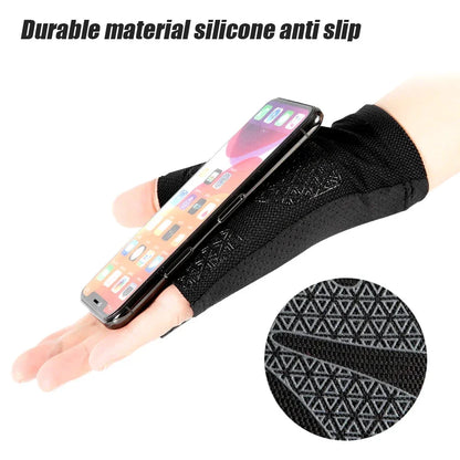1 paire de gants de cyclisme d'été sans doigts Fitness pêche femmes hommes printemps gymnase respirant antidérapant Yoga élastique gants de vélo