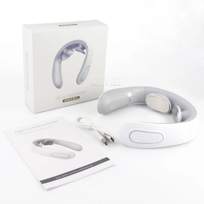 Masseur intelligent électrique TENS EMS pour le dos et le cou, 4 modes, pour la relaxation musculaire et la santé, outil de massage des épaules et cervicales