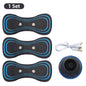 EMS Electric Neck Massager, Muscle Massage Stimulator, Low-Frequency Instrument, Patches for Back, Neck, and Calves, Mini Device for Joint Pain