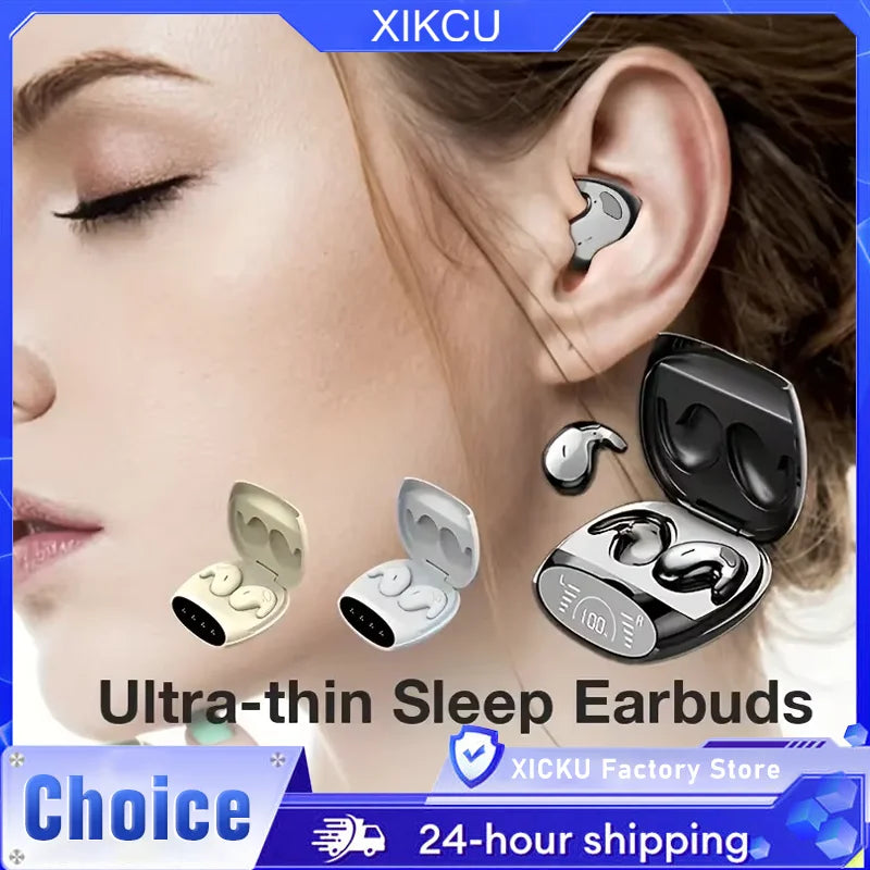 Premium TWS Bluetooth Wireless Sports Earphones Dual Ear Sleep In-Ear Md538 Mini Painless Call Noise Cancellation Slim Headset