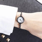 Montre Bracelet Jonc Femme Quartz YIKAZE — Acier Inoxydable, Style Rétro Luxe, 14 Coloris