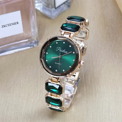 Montre Femme Quartz Diamant zkceenier XGD724 — Bracelet Alliage, Cadran Rond 30mm, 6 Coloris
