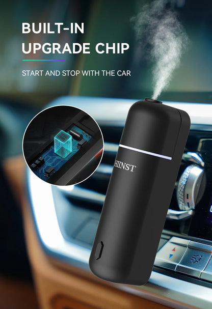 Diffuseur Parfum Voiture Électrique Sans Eau — Clip Ventilation USB & Huile Essentielle