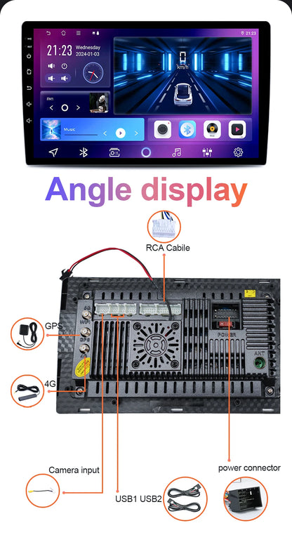 Autoradio Android 16 pour Volkswagen VW Polo MK4 6Q 9N 9N3 2004-2009 Lecteur multimédia Stéréo auto WiFi Navigation autoradio 4G
