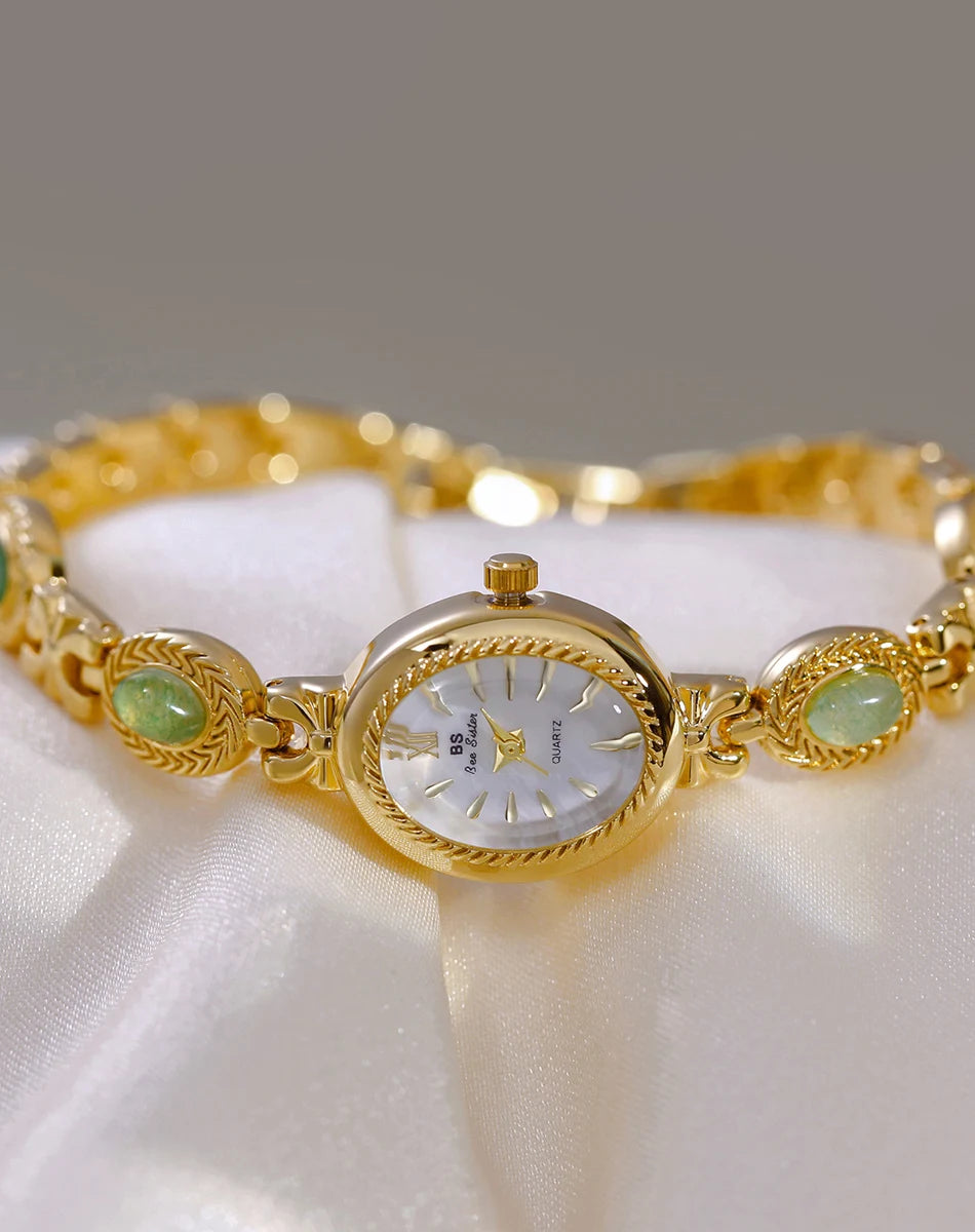 Montre Femme Quartz BS Bee Sister BS-FA1859 — Cadran Ovale 18×22mm, Bracelet Alliage, 3 ATM, 3 Coloris